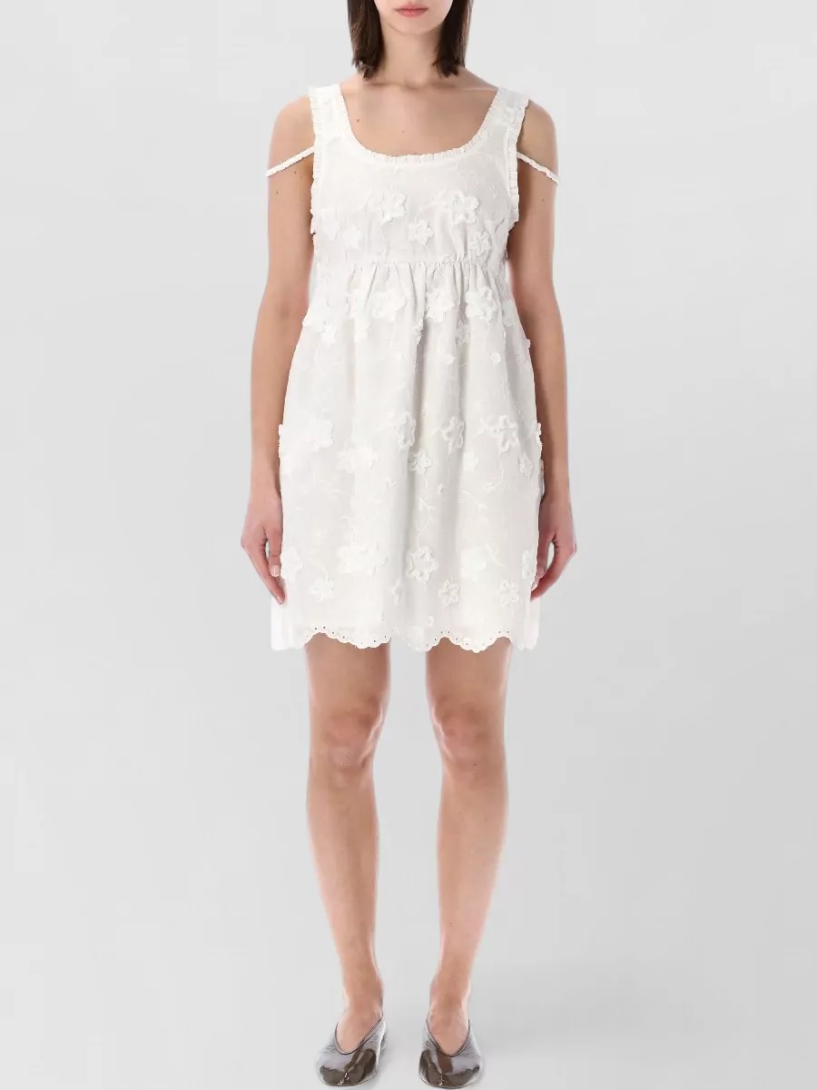 The Garment Embroidered Mini Dress