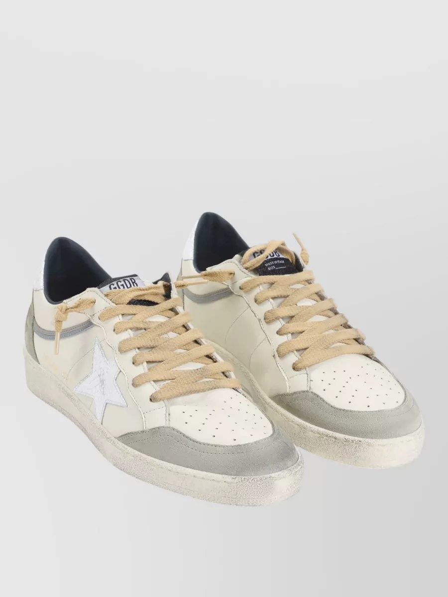 Golden Goose Ballstar Sneakers Star Detail Contrast Heel