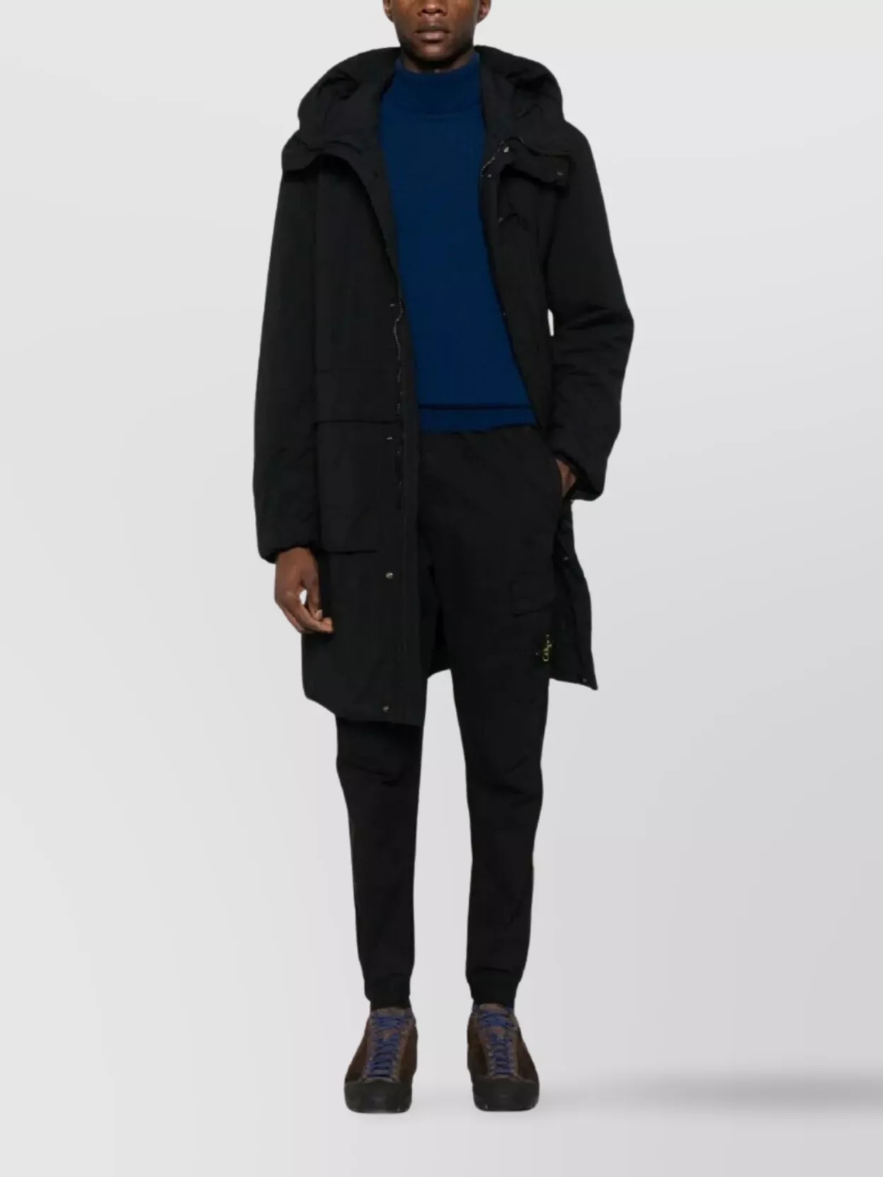 Stone Island Regular Tapered Cargo Trousers With Elastic Waistband