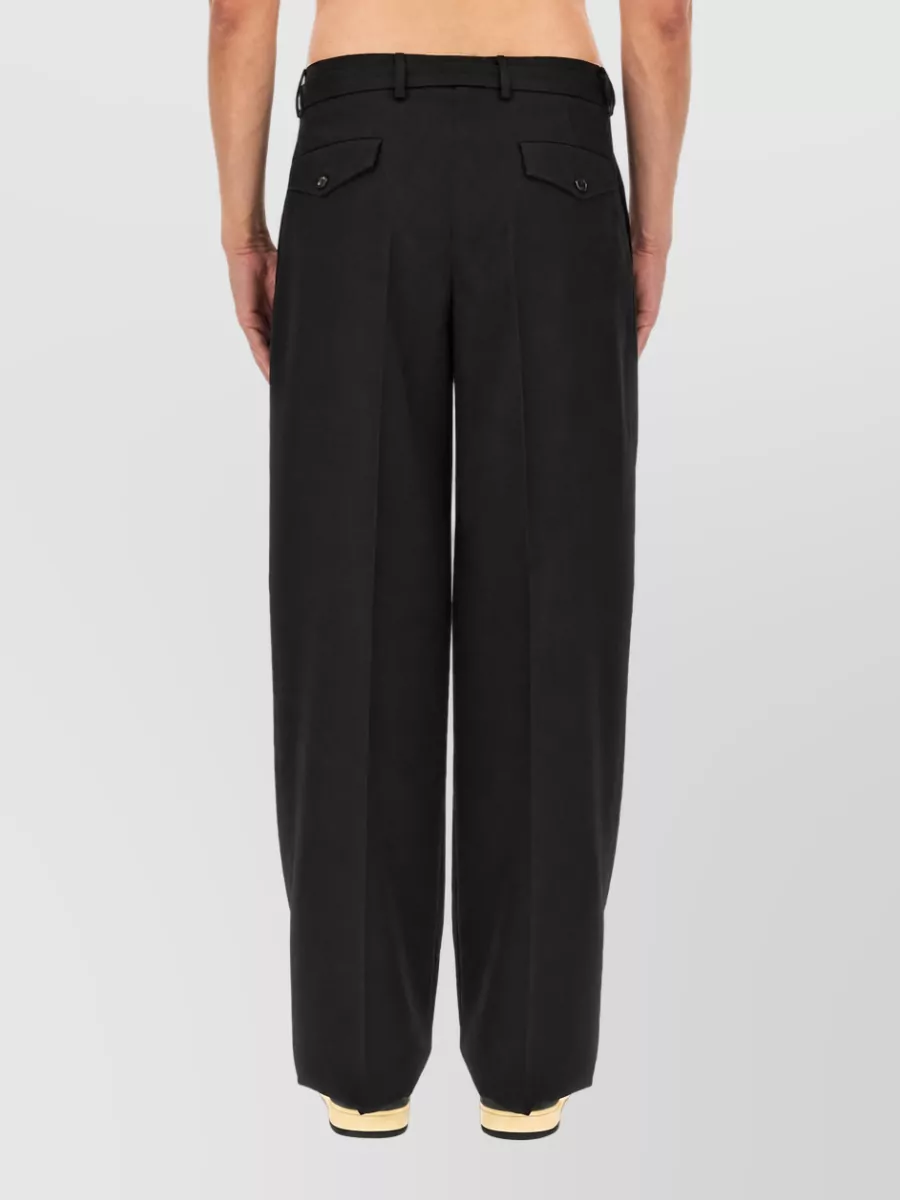 Lanvin Wool Wide-Leg Trousers