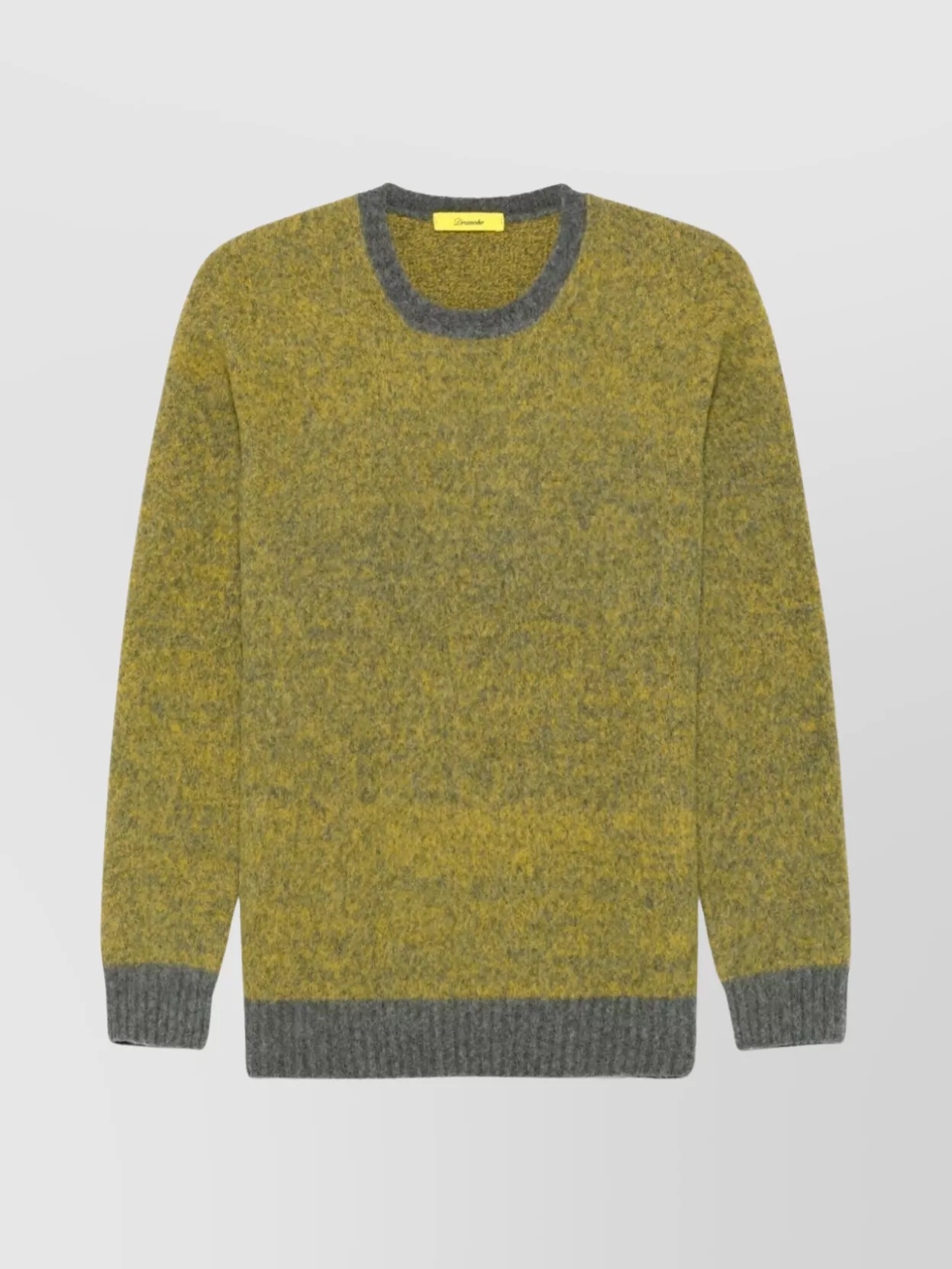 Drumohr Crew Neck Sweater Two-Tone Design