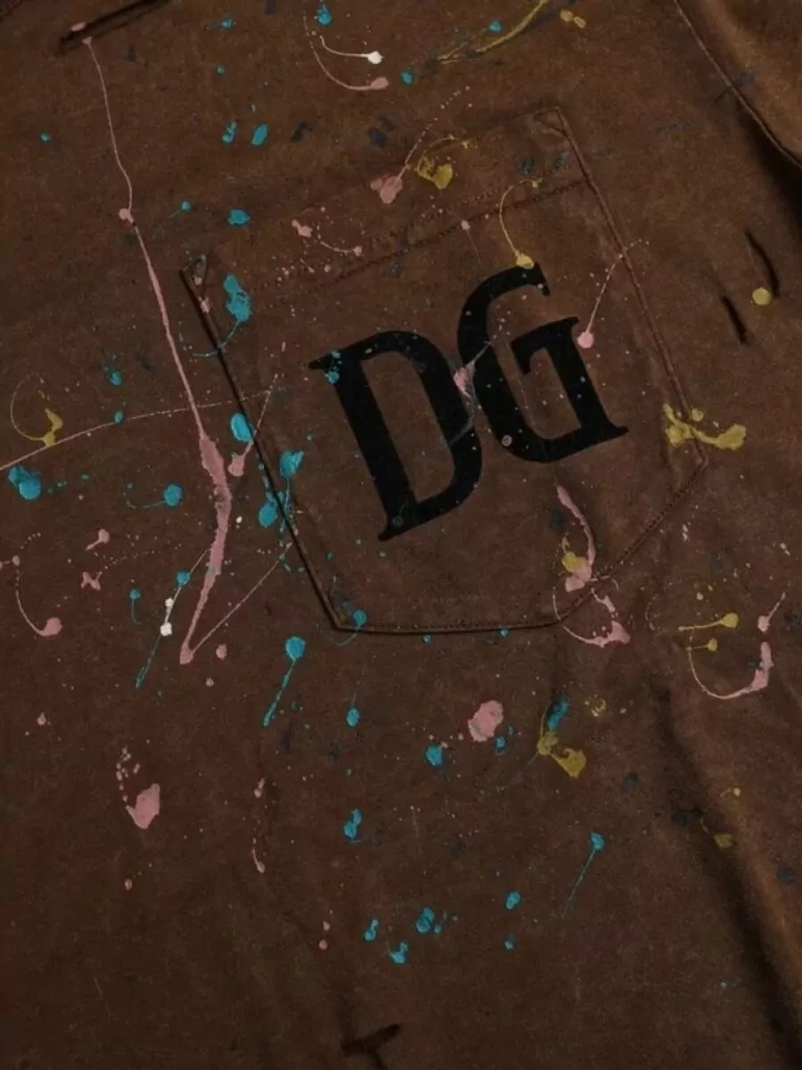 Dolce&Gabbana Printed Cotton Crew Neck T-Shirt