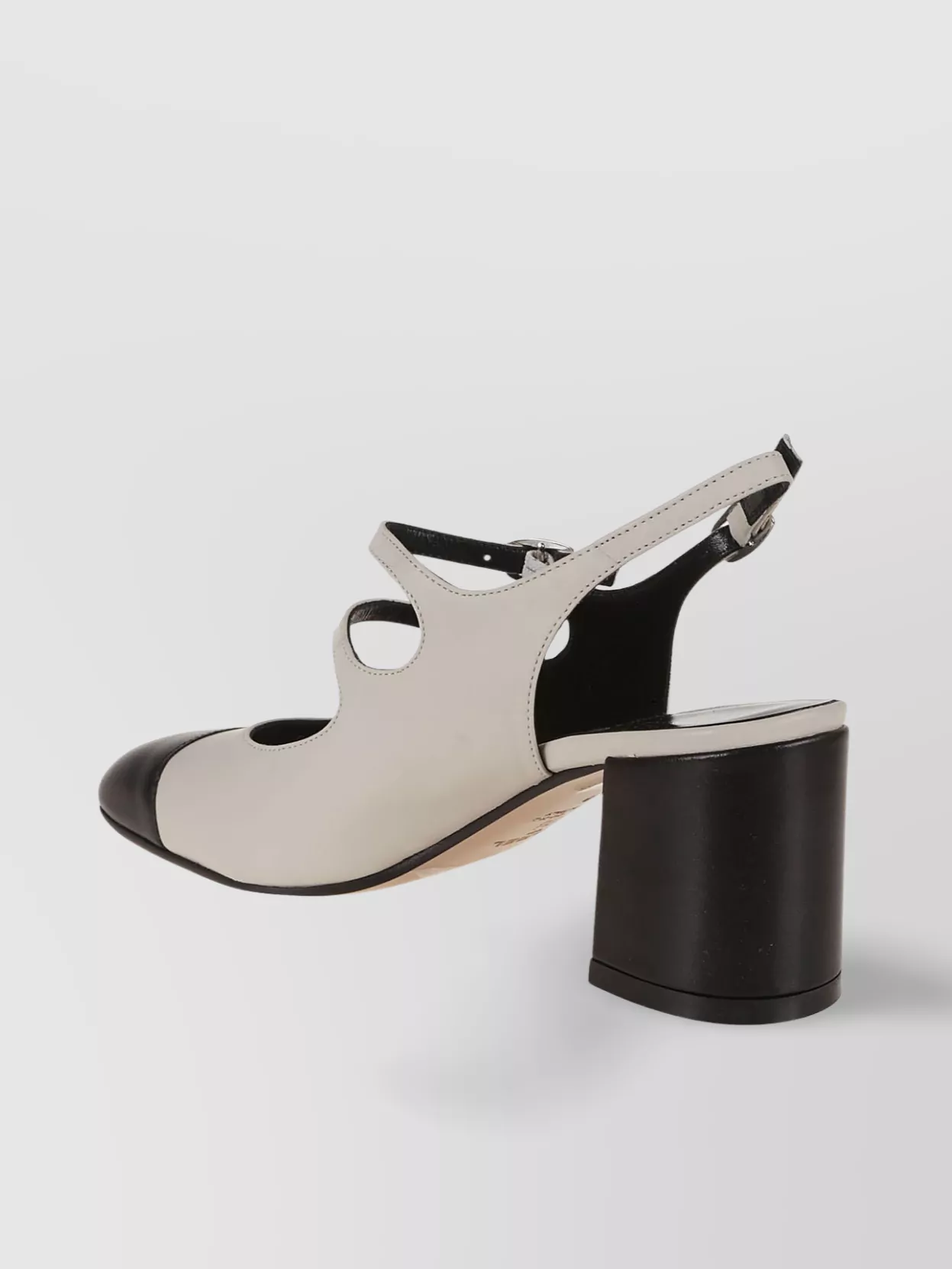 Carel Paris T-Strap Mary Jane Square Heel Pumps