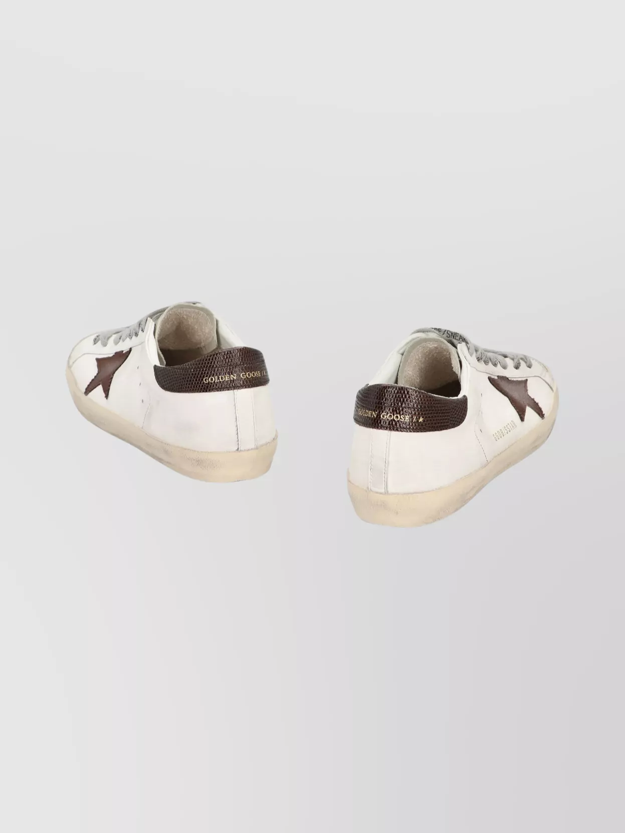 Golden Goose Low-Top Sneakers With Star And Worn Effect