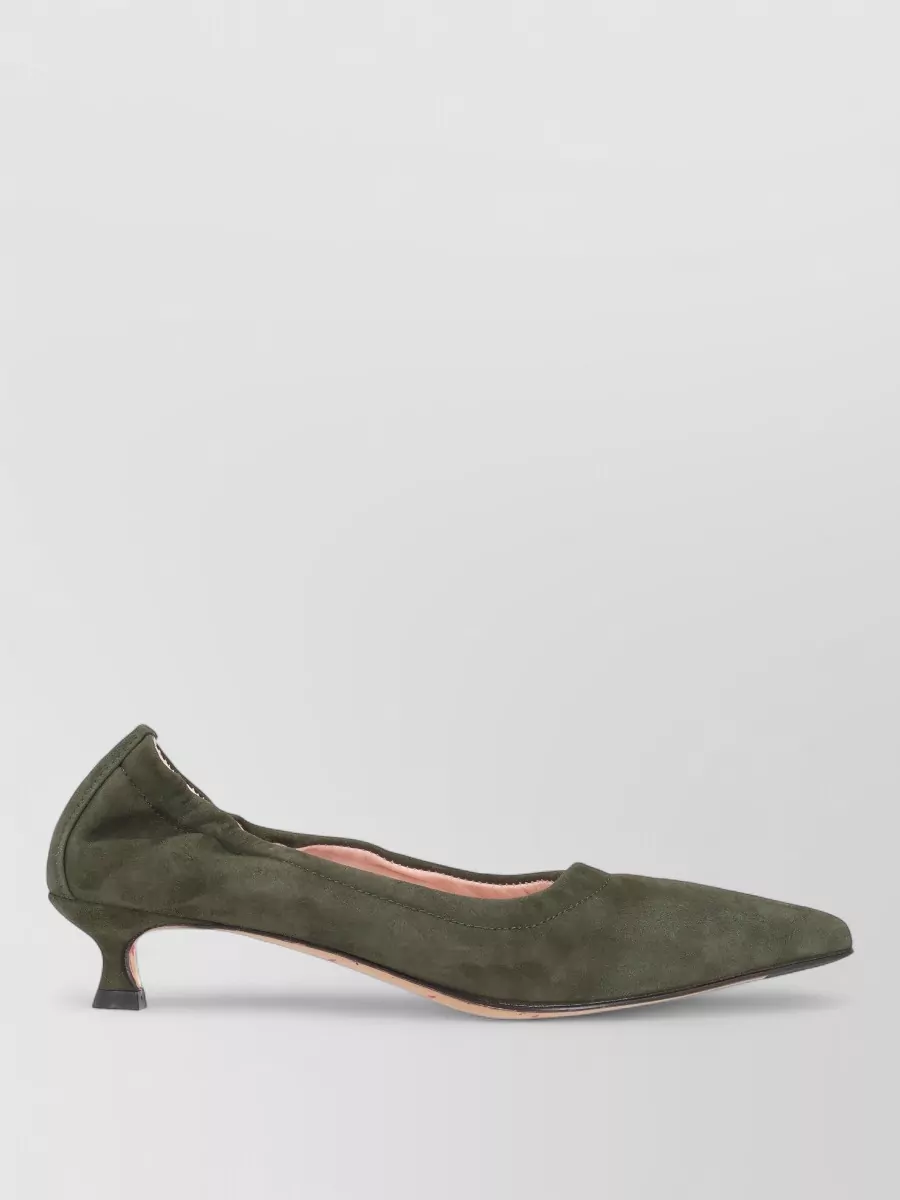 La Rose Suede Leather Pumps