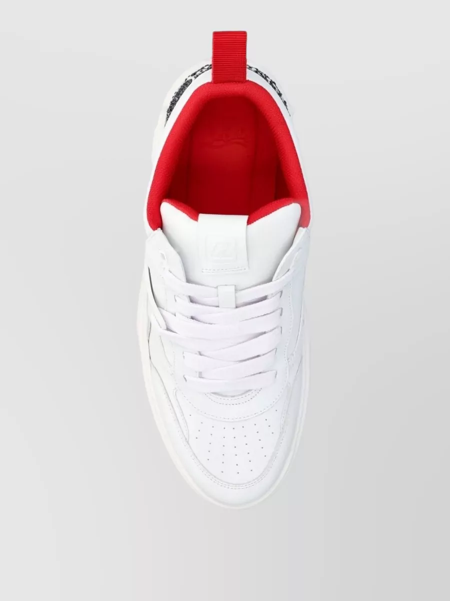 Christian Louboutin Astroloubi Leather Sneakers Pull Tab Sole