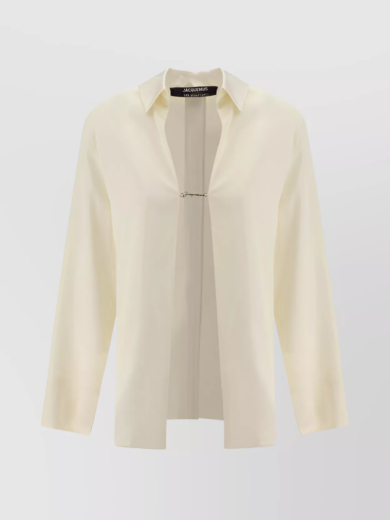 Jacquemus Night Shirt Chain Detail In White