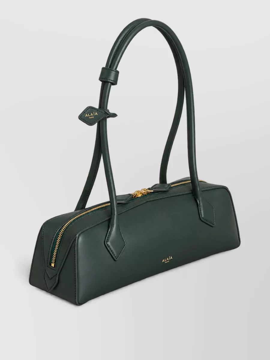 Alaïa Leather Le Teckel Medium Shoulder Bag