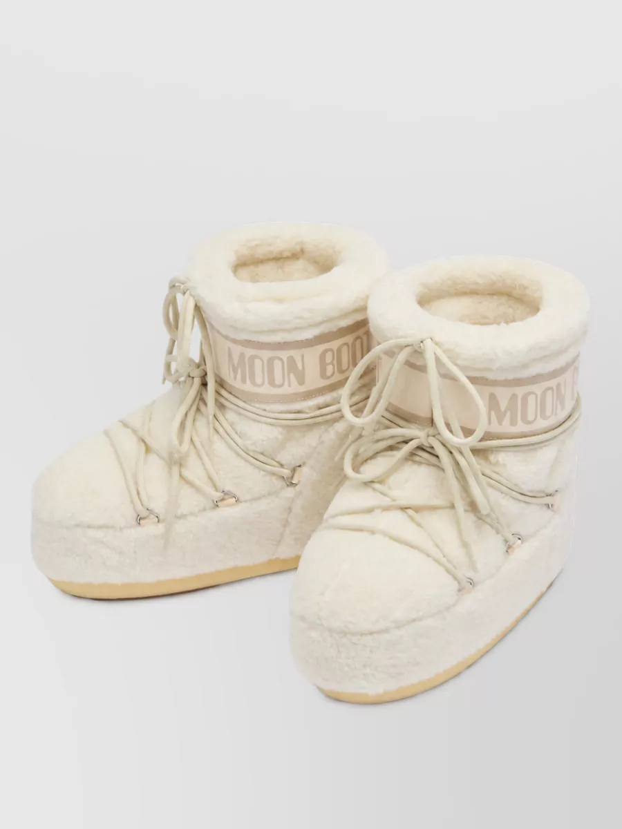 Moon Boot nylon fleece slippers