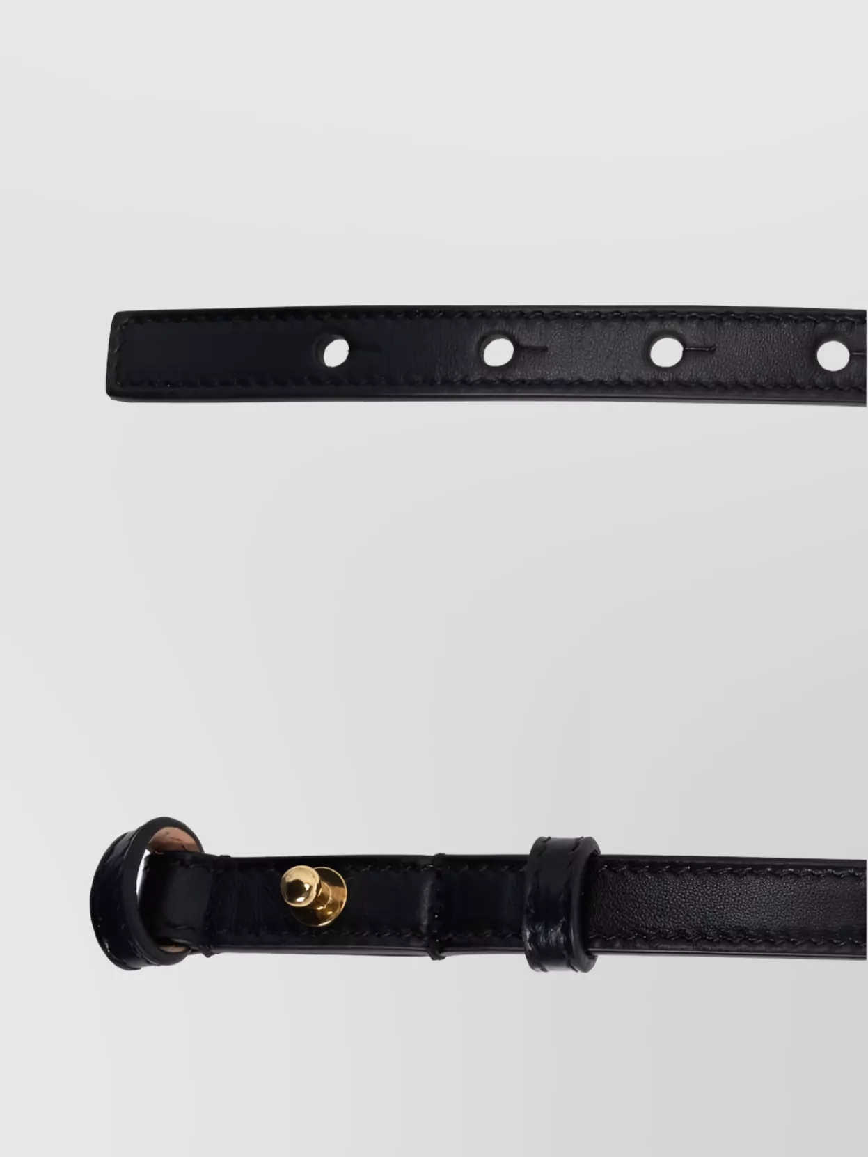 Chloé Iconic Leather Belt Gold-tone Hardware