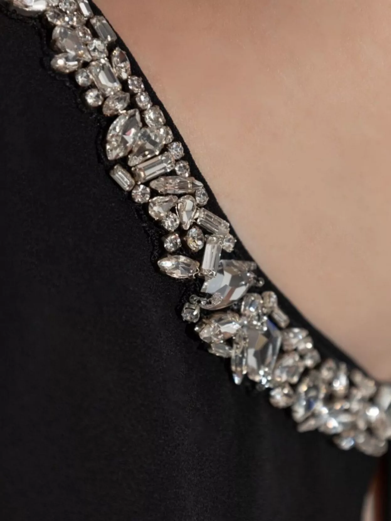 Alexander Mcqueen Draped Cape Sleeves Embellished Neckline Blazer