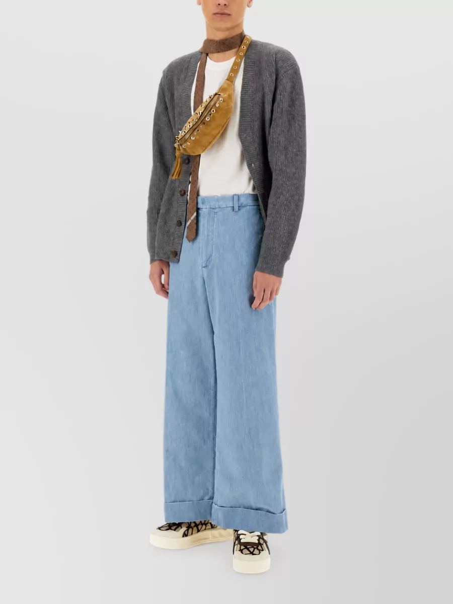 Valentino Denim Straight-Leg Jeans