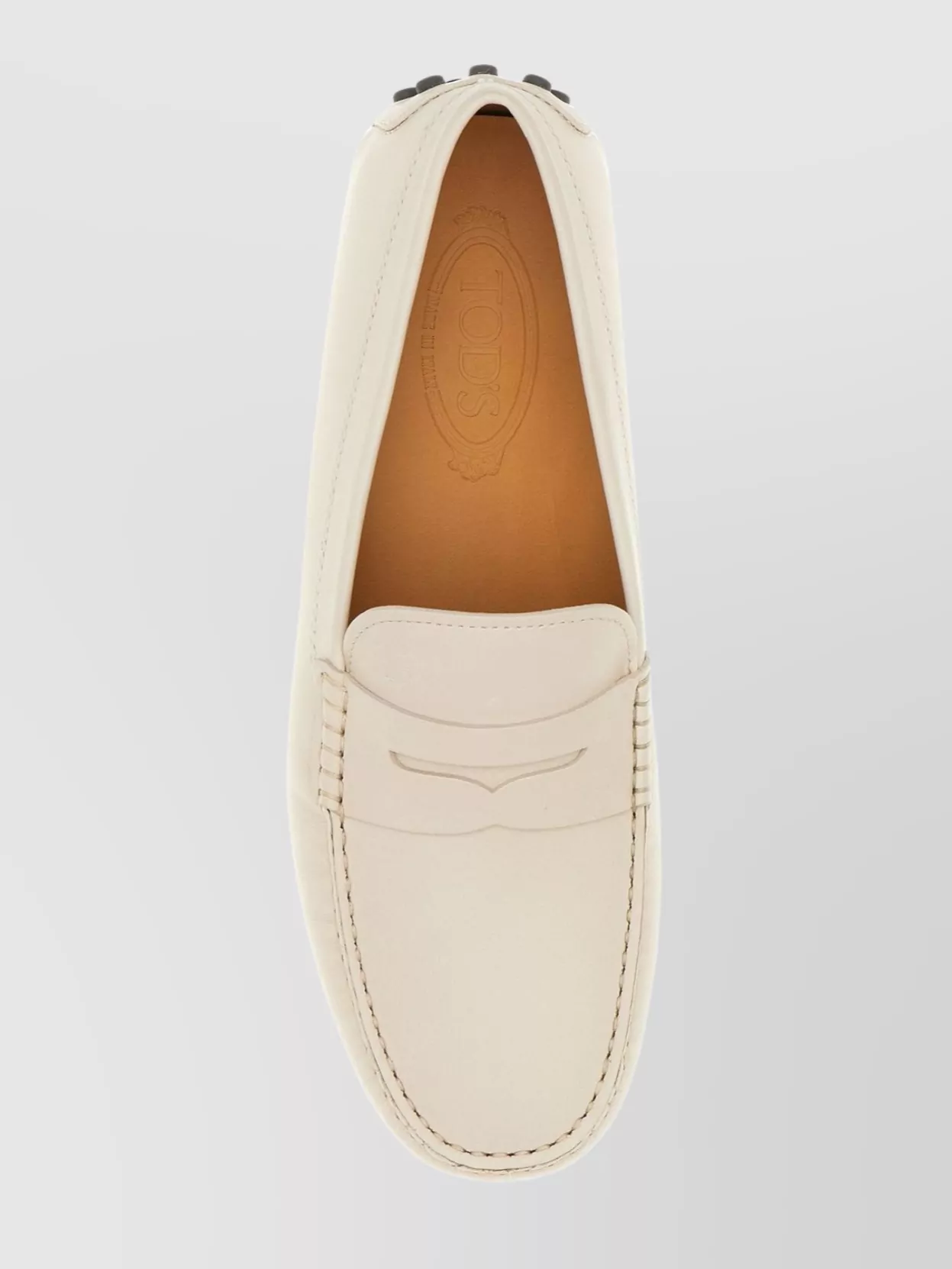 Tod's Leather Loafers Pebble Sole