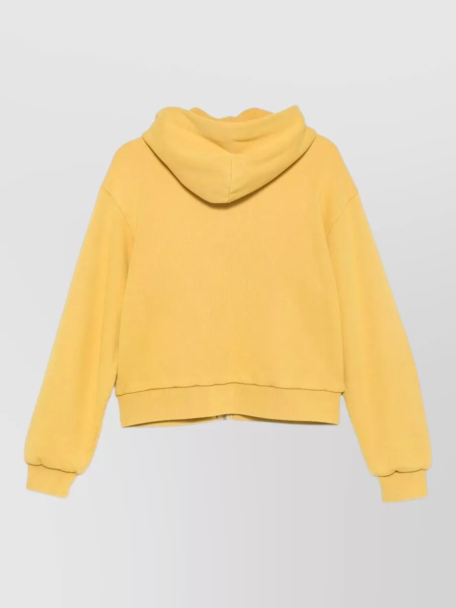 Acne Studios Organic Cotton Logo Zip Hoodie