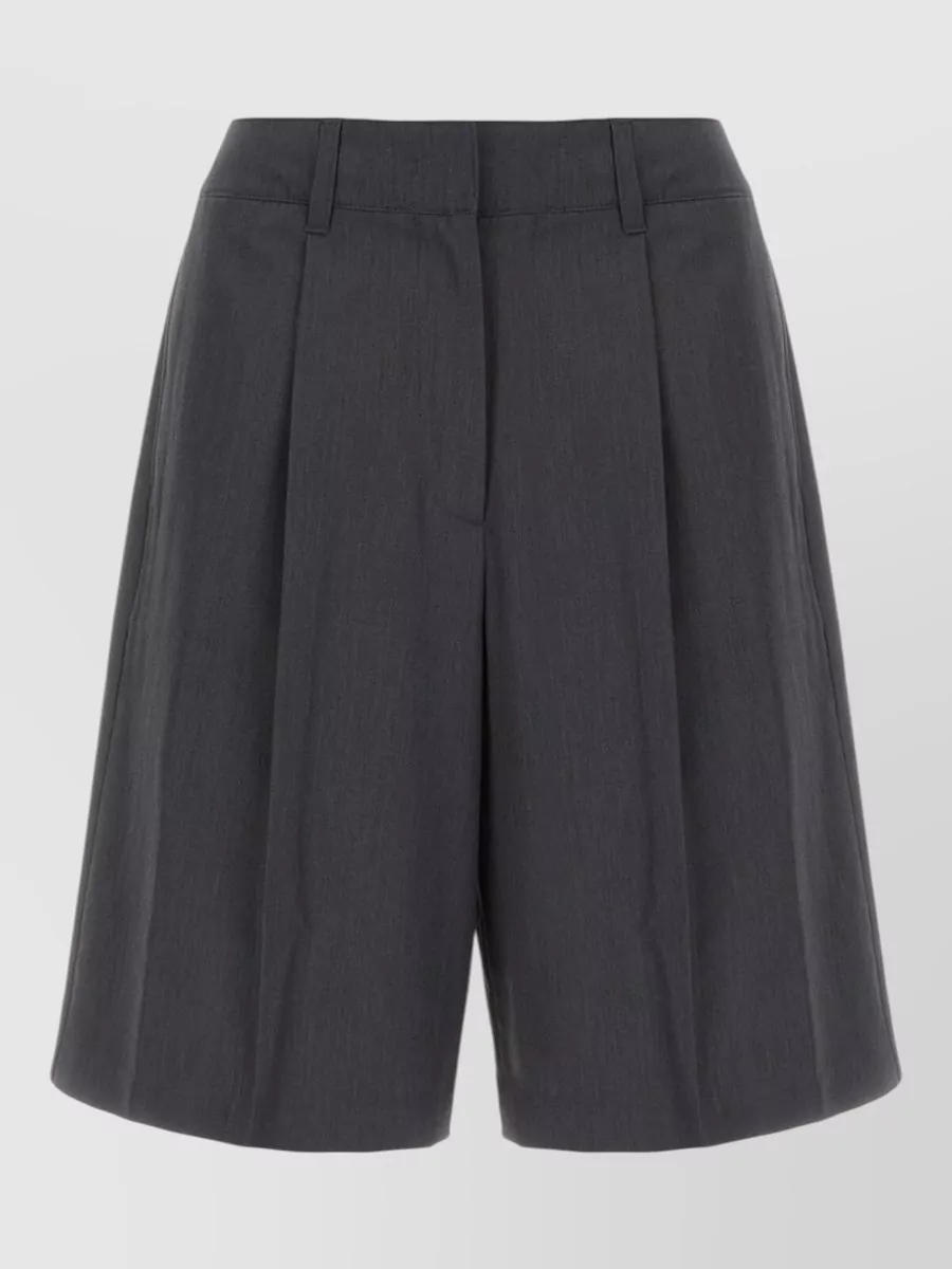 Dunst polyester blend bermuda shorts