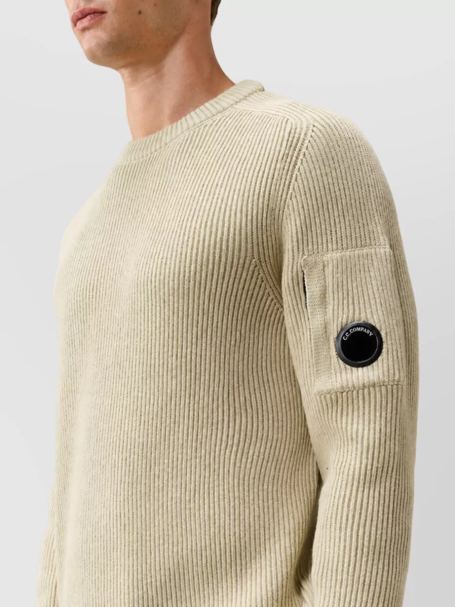 C.p. Company Ribbed Crewneck Sweater