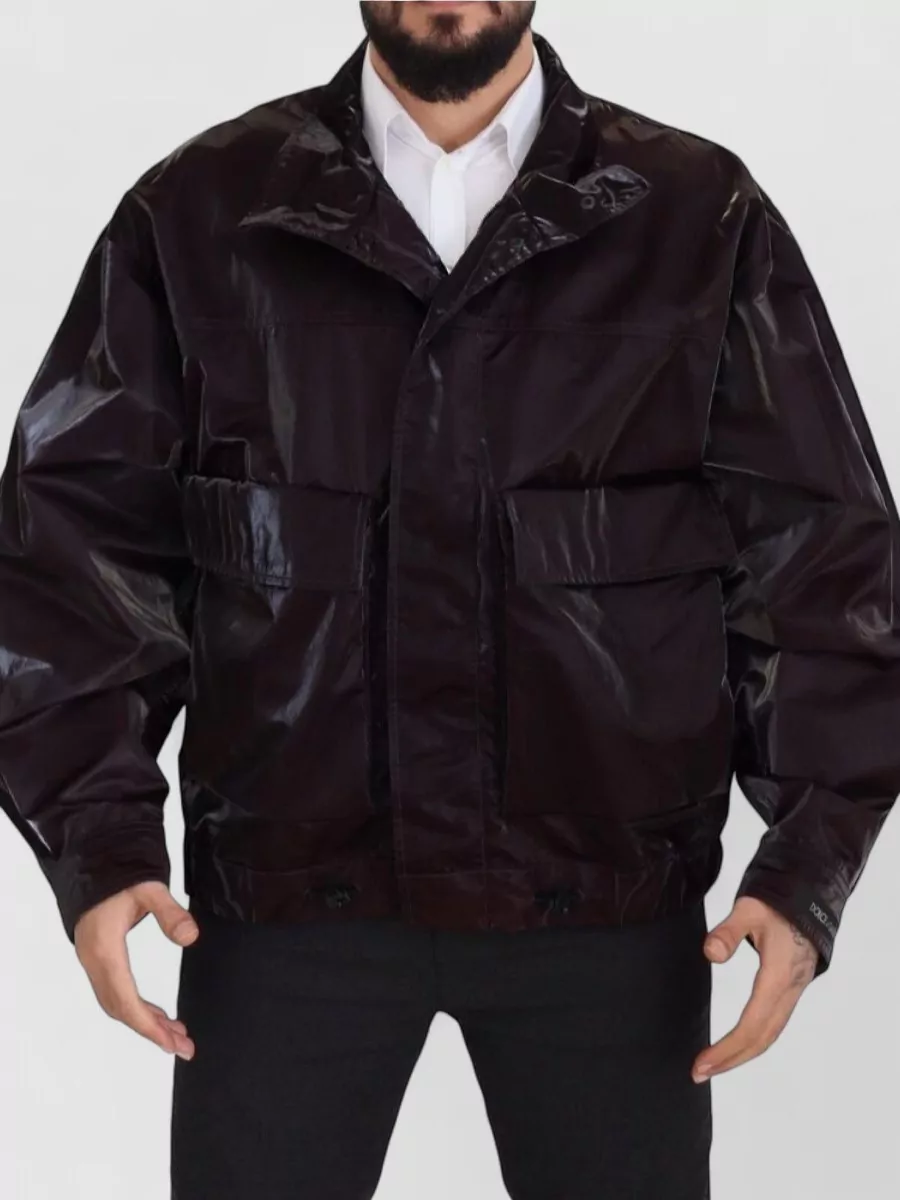 Dolce&Gabbana nylon collared raincoat