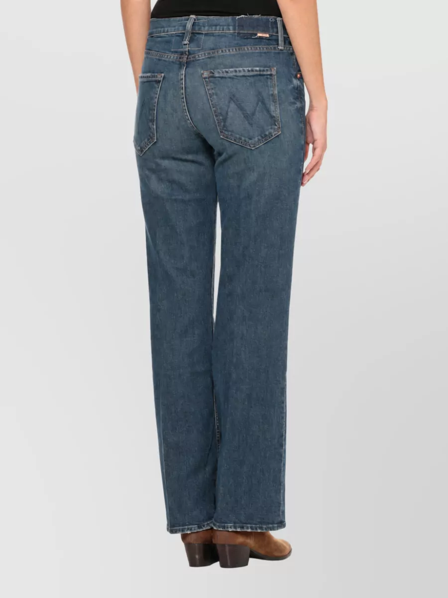 Mother Straight-Leg Jeans