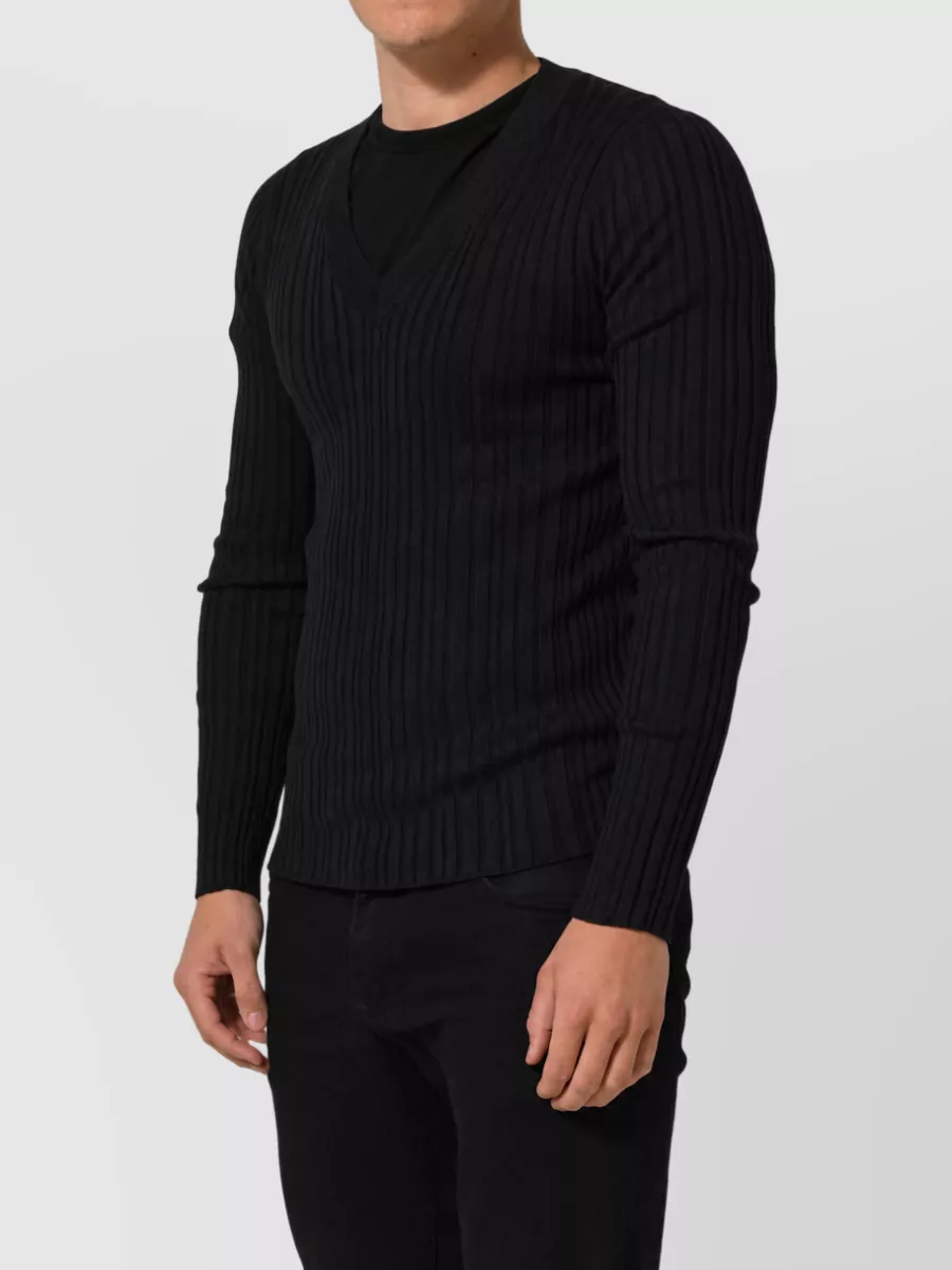 Dolce&Gabbana Silk V-Neck Sweater