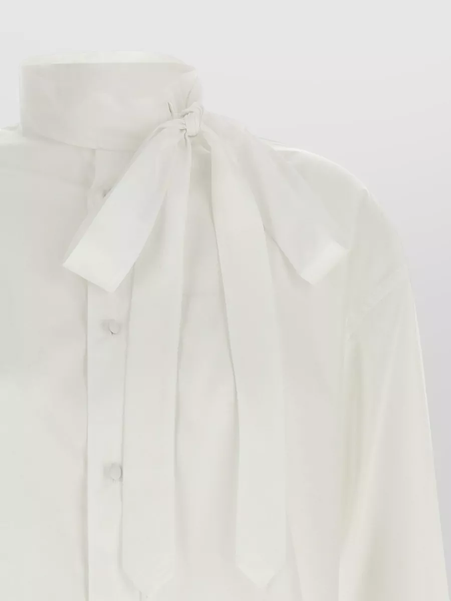 Kenzo Shirt Featuring Lavallière Collar And Bow