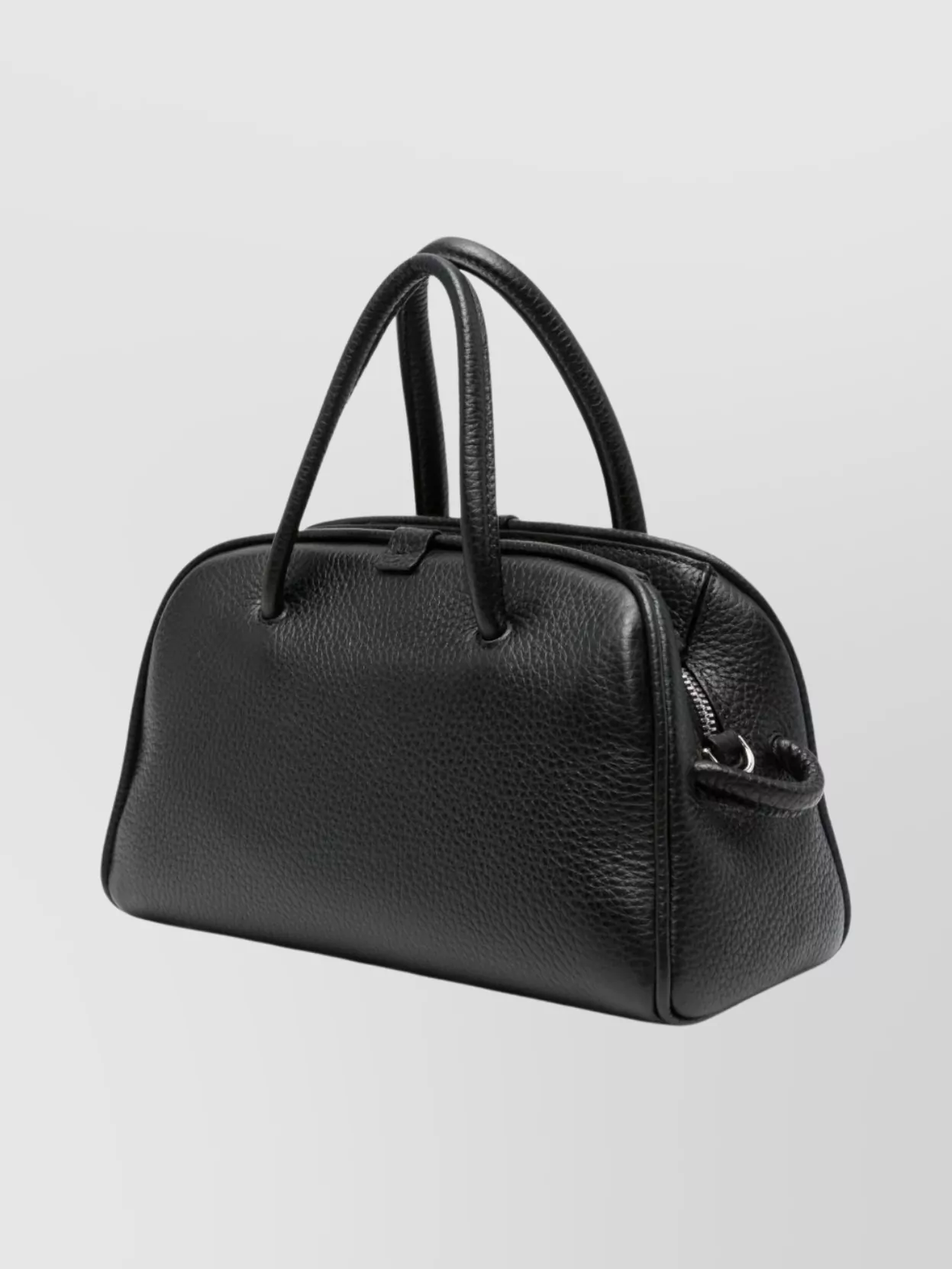Jacquemus Le Petit Turismo Leather Top Handle Bag In Black