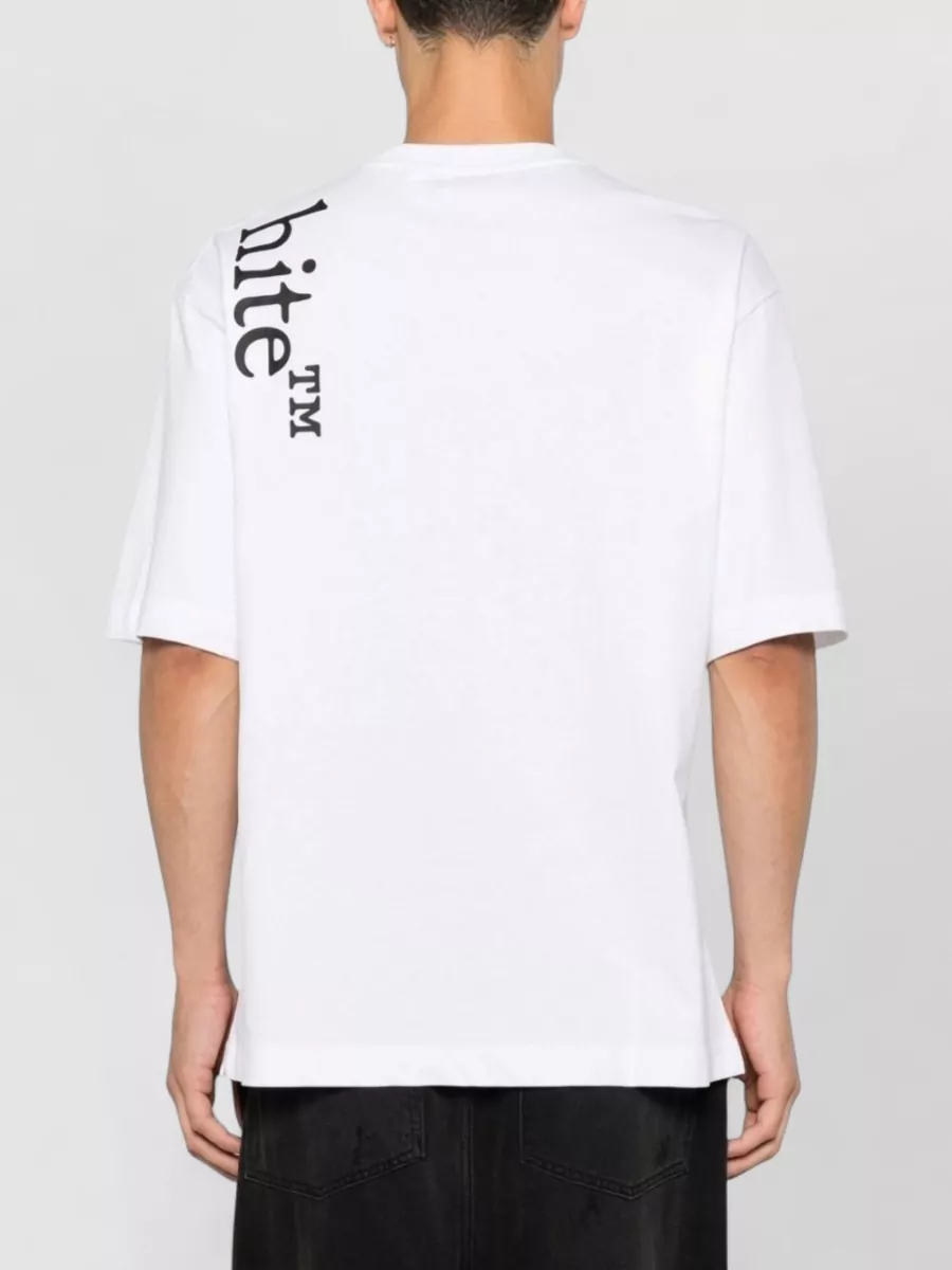 Off-White Logo Print Cotton T-Shirt