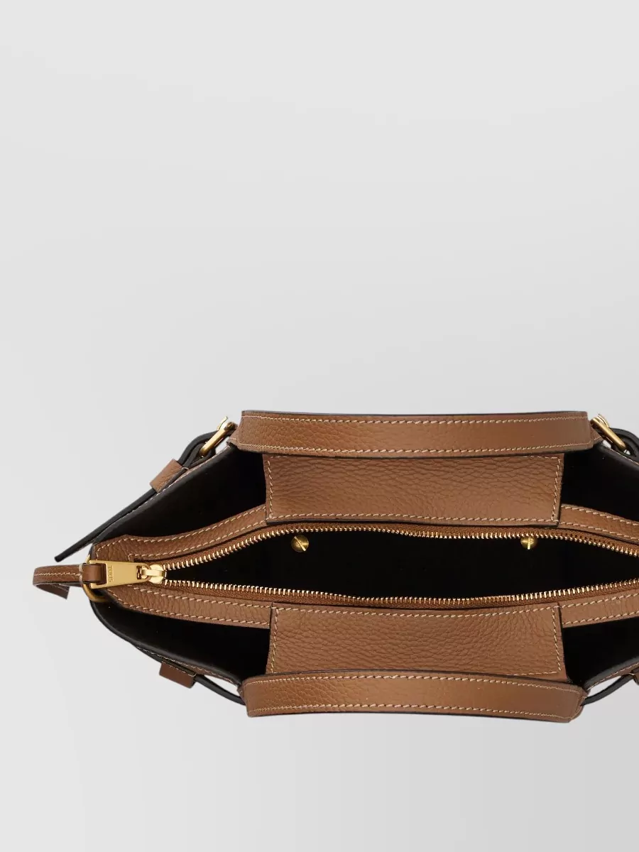 Tod's T Timeless Mini Leather Shoulder Bag