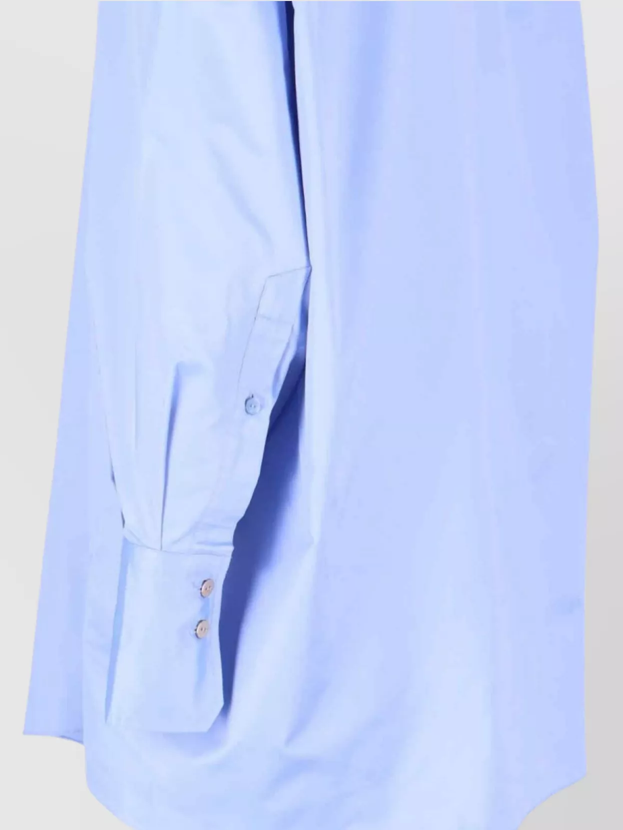 Patou Casual Collared Neck Long Sleeves Top In Blue