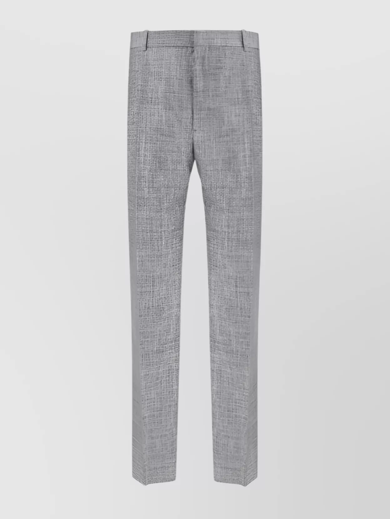 Alexander Mcqueen Tailored Trousers Back Pockets In Gray