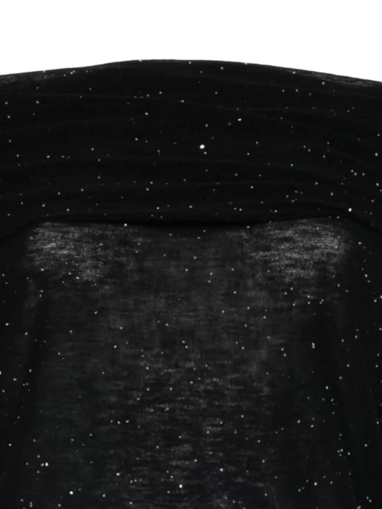 Roberto Collina Off-Shoulder Sweater Micro Sequins