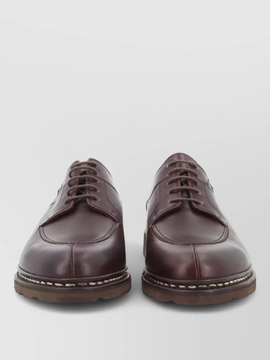 Paraboot leather derby shoes