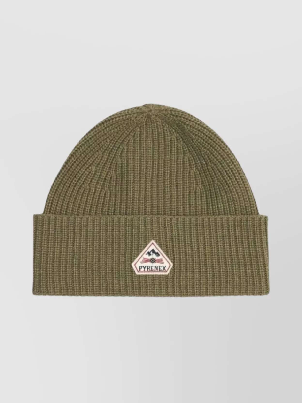 Pyrenex Logo Knit Hat Folded Cuff