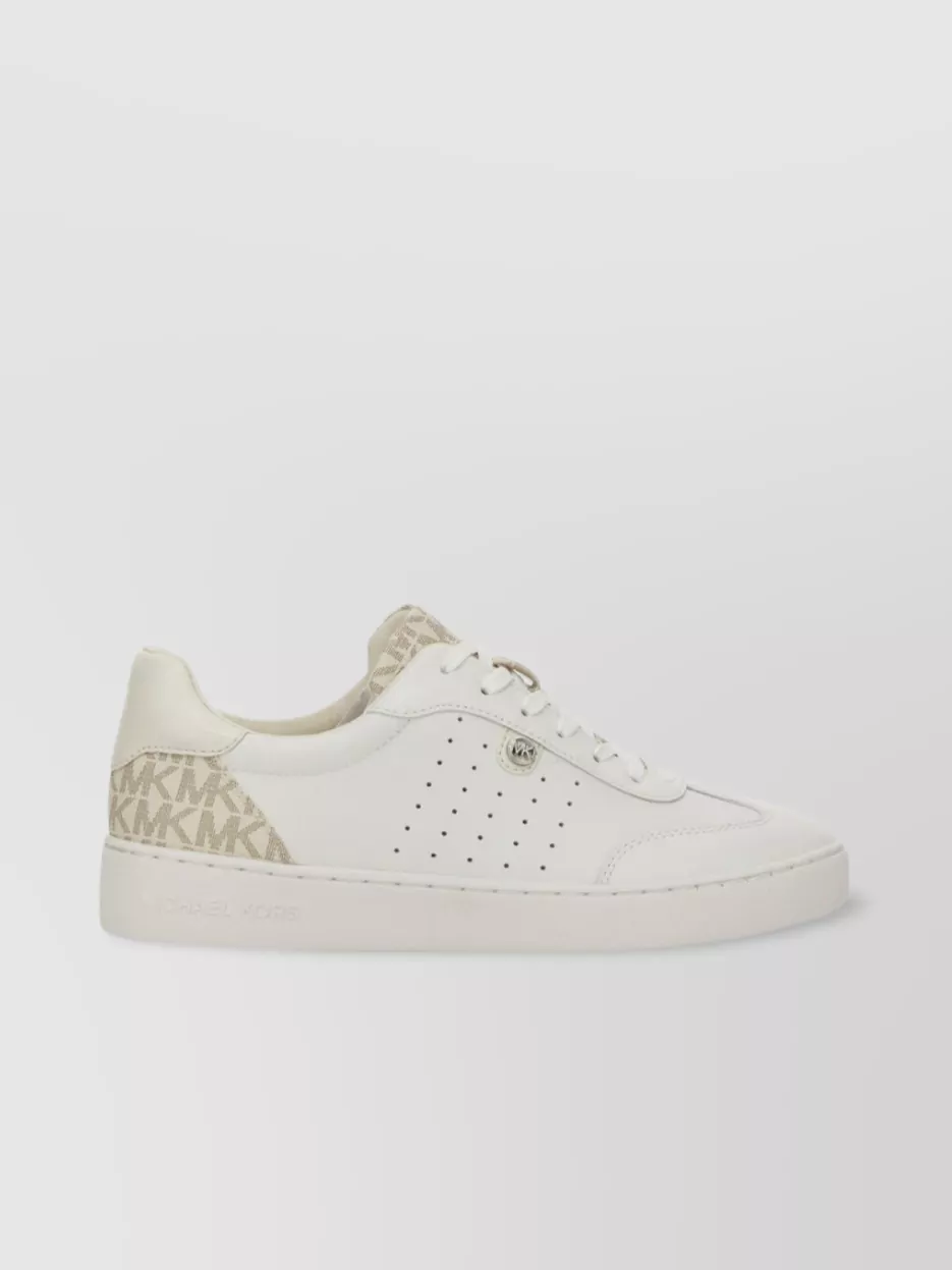 Michael Kors "Scotty" Low-Top Sneakers With Perforated Detailing