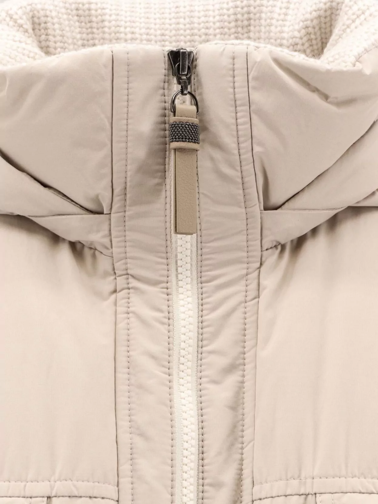 ジャケット BRUNELLO CUCINELLI Nylon cotton hooded down jacket Brunello Cucinelli Hooded down jacket in nylon and cotton