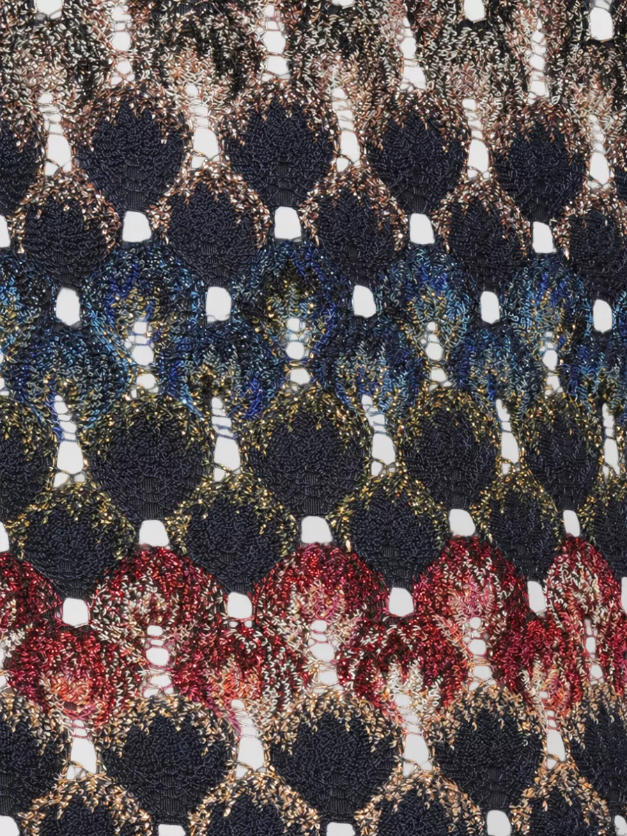 Missoni Geometric Lurex Flared Trousers