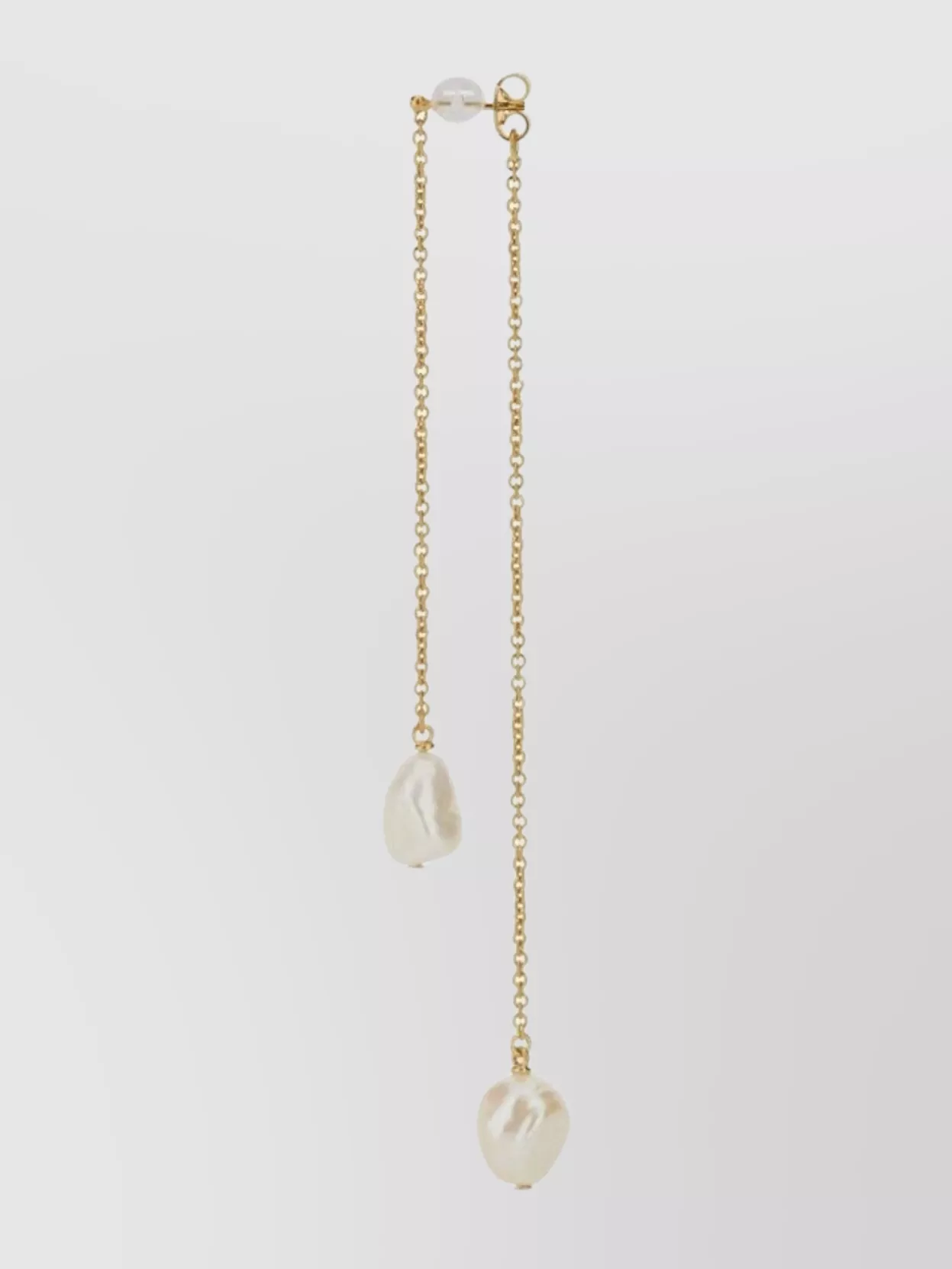 Golden Goose Pearl Accented Dangling Earrings