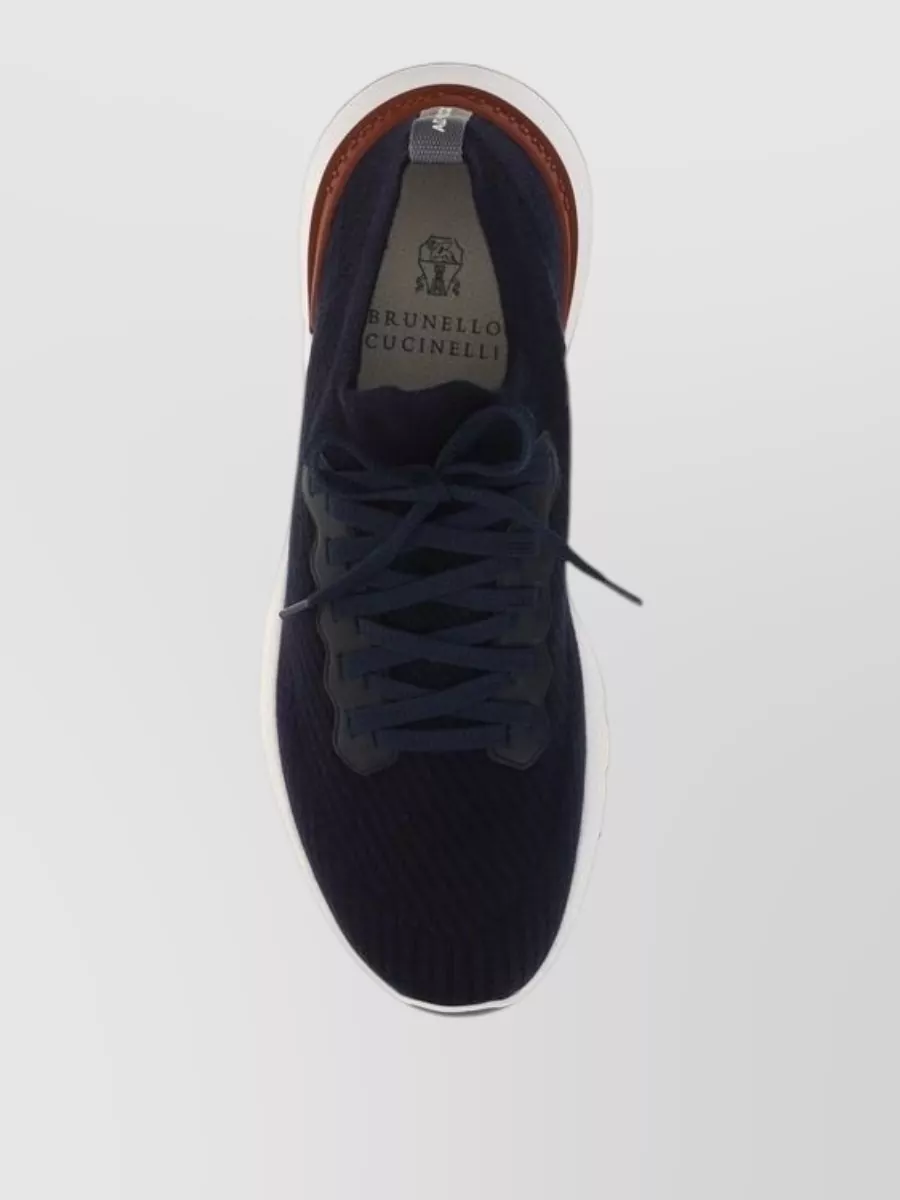Brunello Cucinelli Cotton Low-Top Sneakers