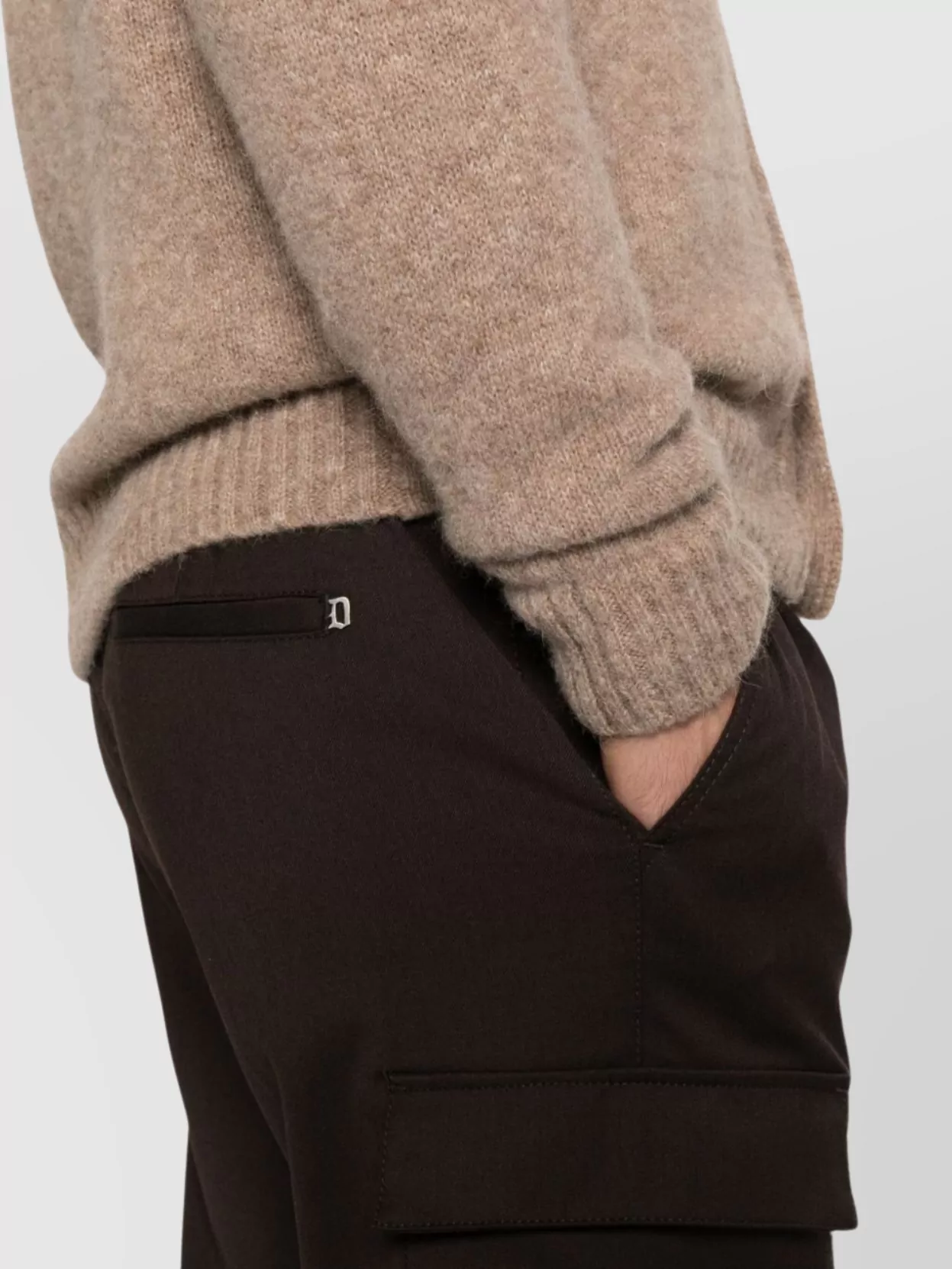 Dondup Straight Leg Cargo Trousers Luka