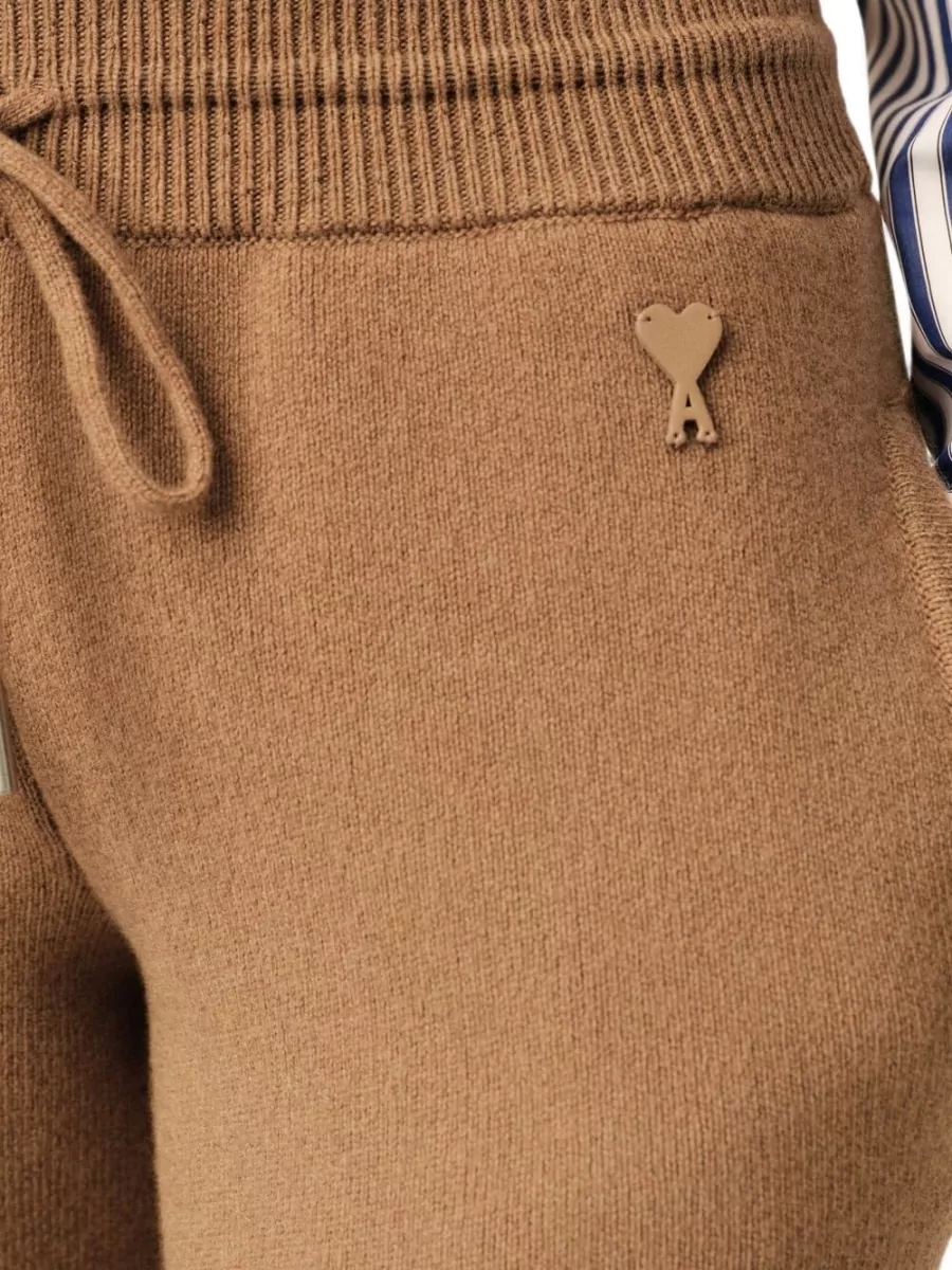 Ami Paris Wool loose fit trousers