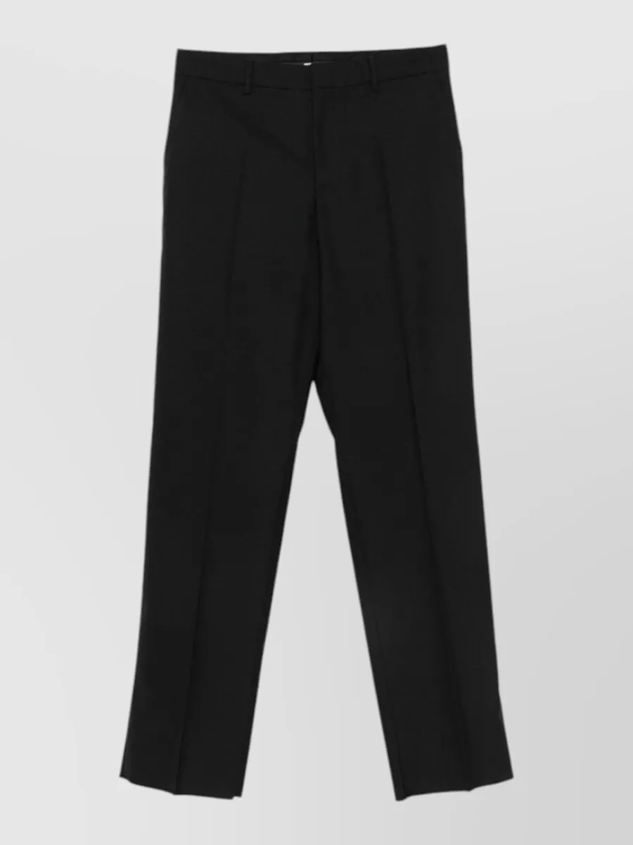 Moschino Virgin Wool Straight-Leg Trousers