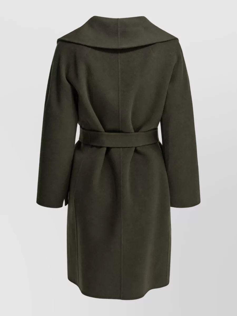 S Max Mara Virgin Wool Single-Breasted Coat