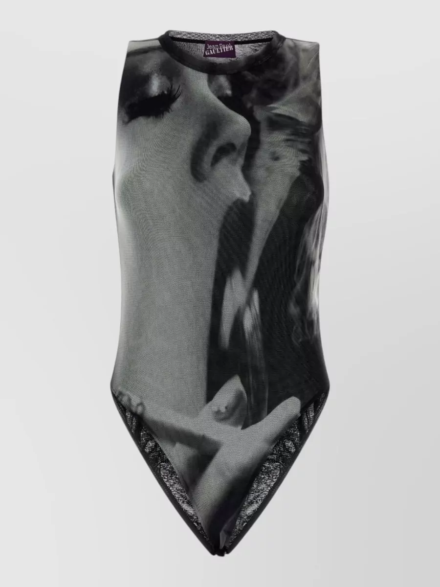 Jean Paul Gaultier printed bodysuit