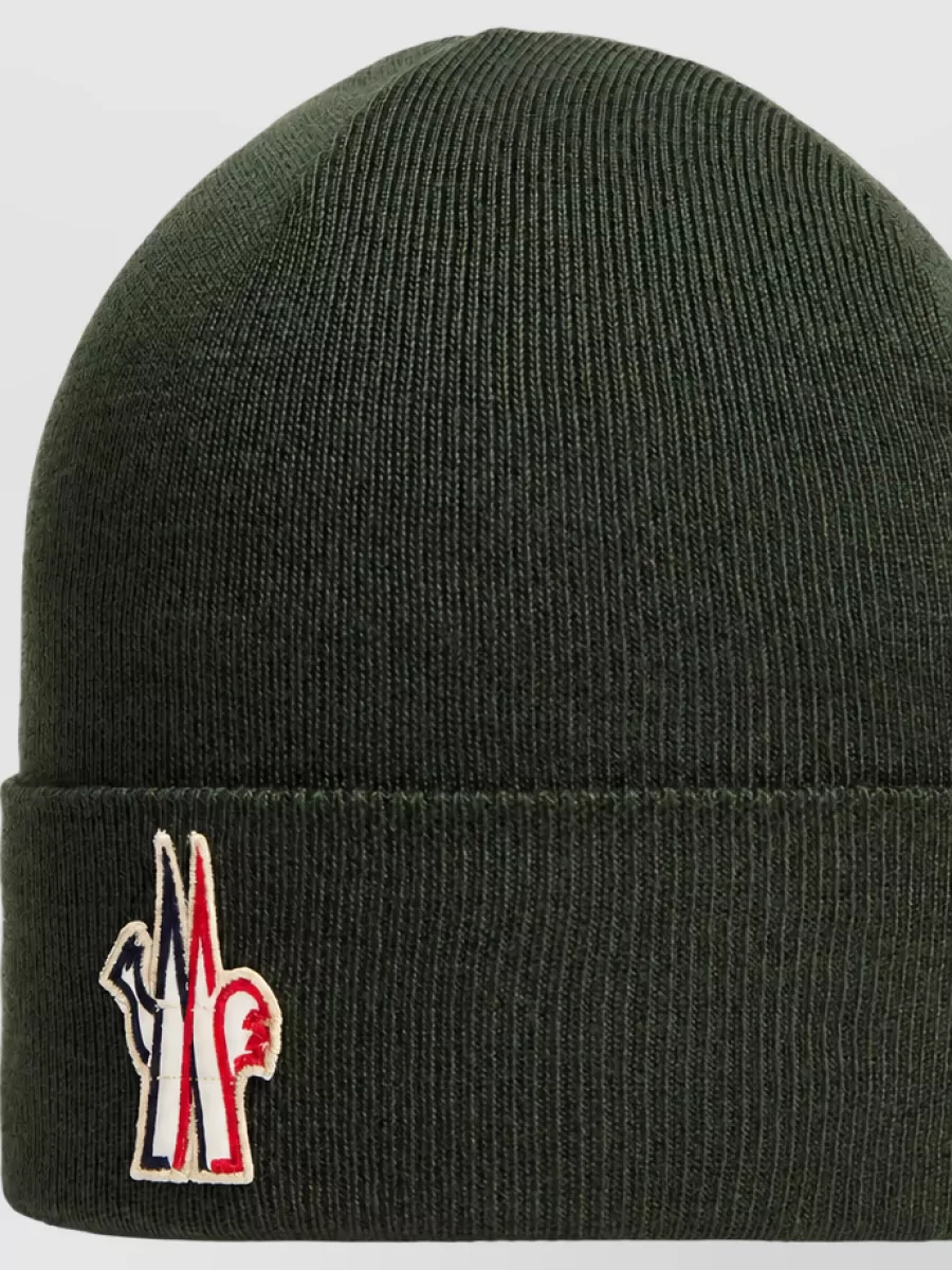Moncler Grenoble Ribbed wool beanie