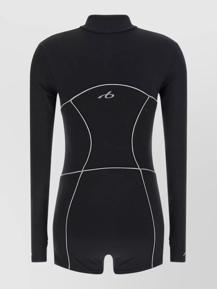 Balenciaga Techwear Long-Sleeve High-Neck Bodysuit