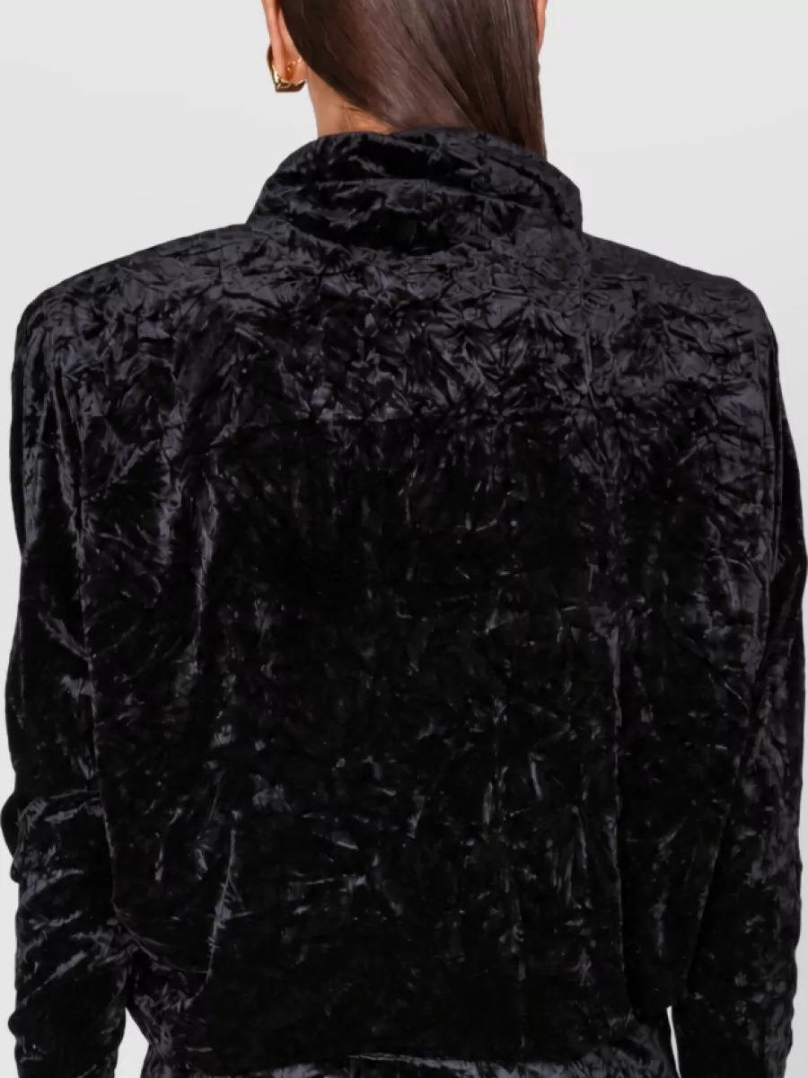 Saint Laurent Velvet Turtleneck Top