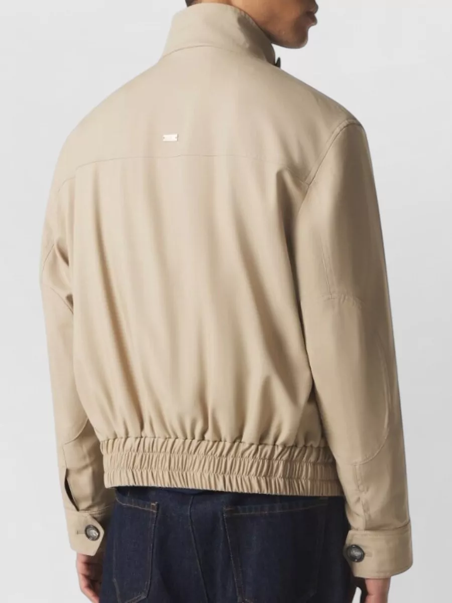 Ami Paris Single-Breasted Harrington Jacket