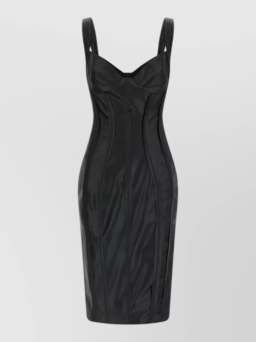 Elisabetta Franchi sleeveless sweetheart neckline knee-length dress