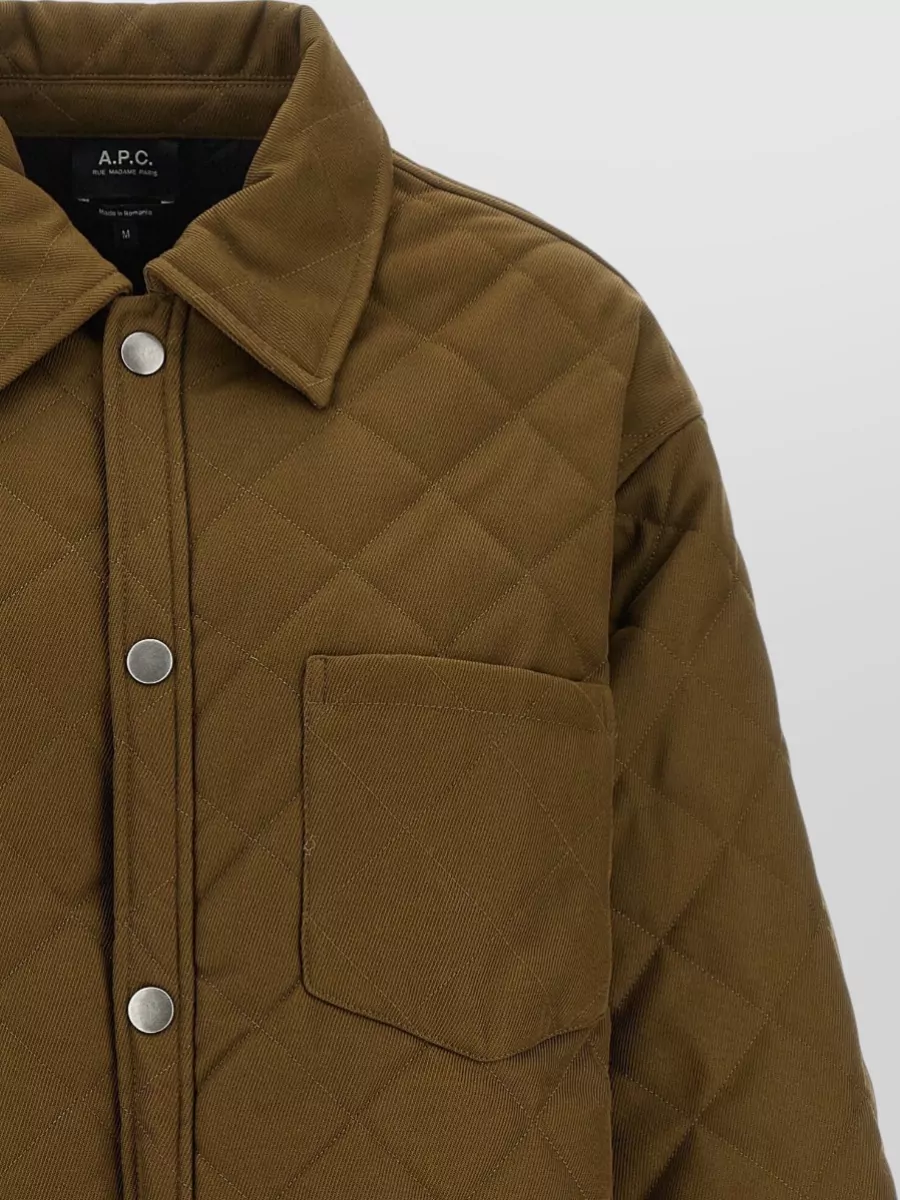 A.p.c. Quilted Wool Jacket
