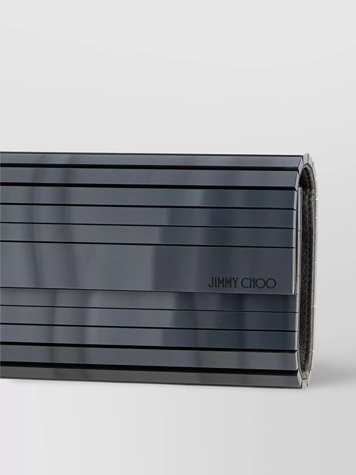 Jimmy Choo Shiny Chain Strap Clutch Bag