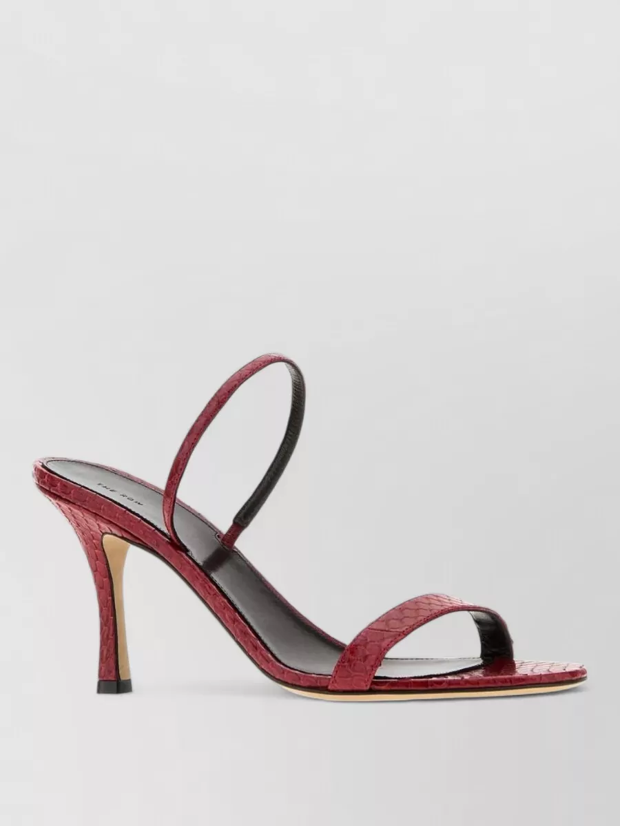 The Row leather mules